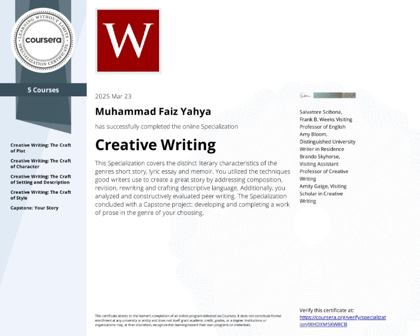 Creative Writing